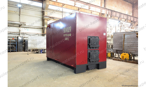 Котел HeatExpert 1.45 МВт / 1450 кВт на дровах и угле