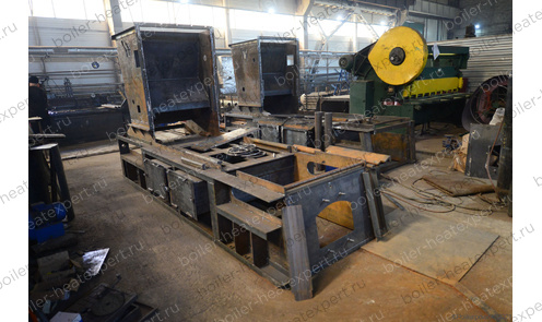 Изготовление котла КВм 1.6 с ТЛПХ