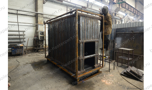 Котел HeatExpert 0.8 МВт без дымососа изготовление