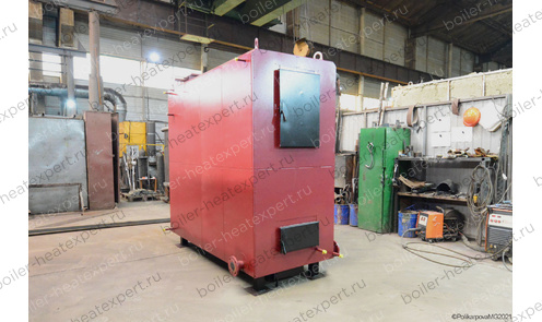 Дровяной отопительный котел 0.25 МВт / 250 кВт HeatExpert с длинной топкой
