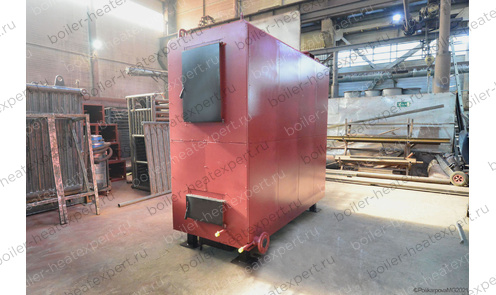 Дровяной отопительный котел 0.35 МВт / 350 кВт HeatExpert с длинной топкой