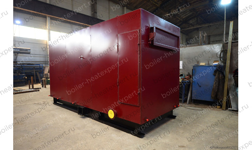 Котел HeatExpert 0.4 МВт на древесных отходах твердотопливный